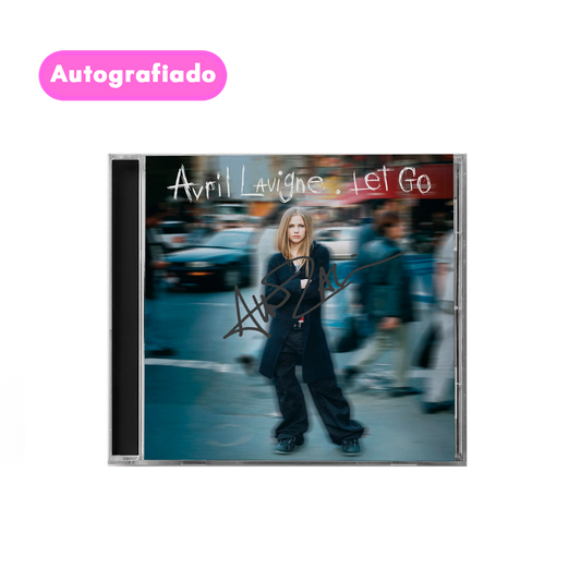 Avril Lavigne Let go cd Autografiado