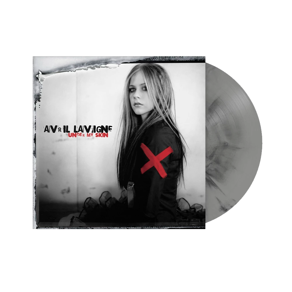Avril Lavigne Under My Skin Limited Edition Silver/Grey & Black marble vinilo 1 lp