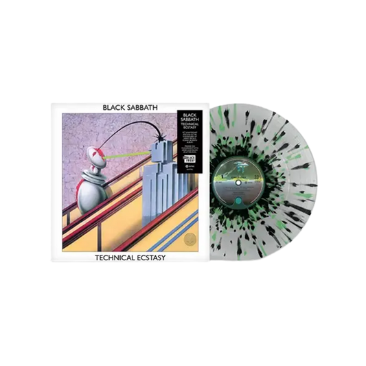Black Sabbath – Technical Ecstasy Vinilo Transparente con Salpicaduras Verdes y Negras Exclusivo Record Store Day Black Friday 2026