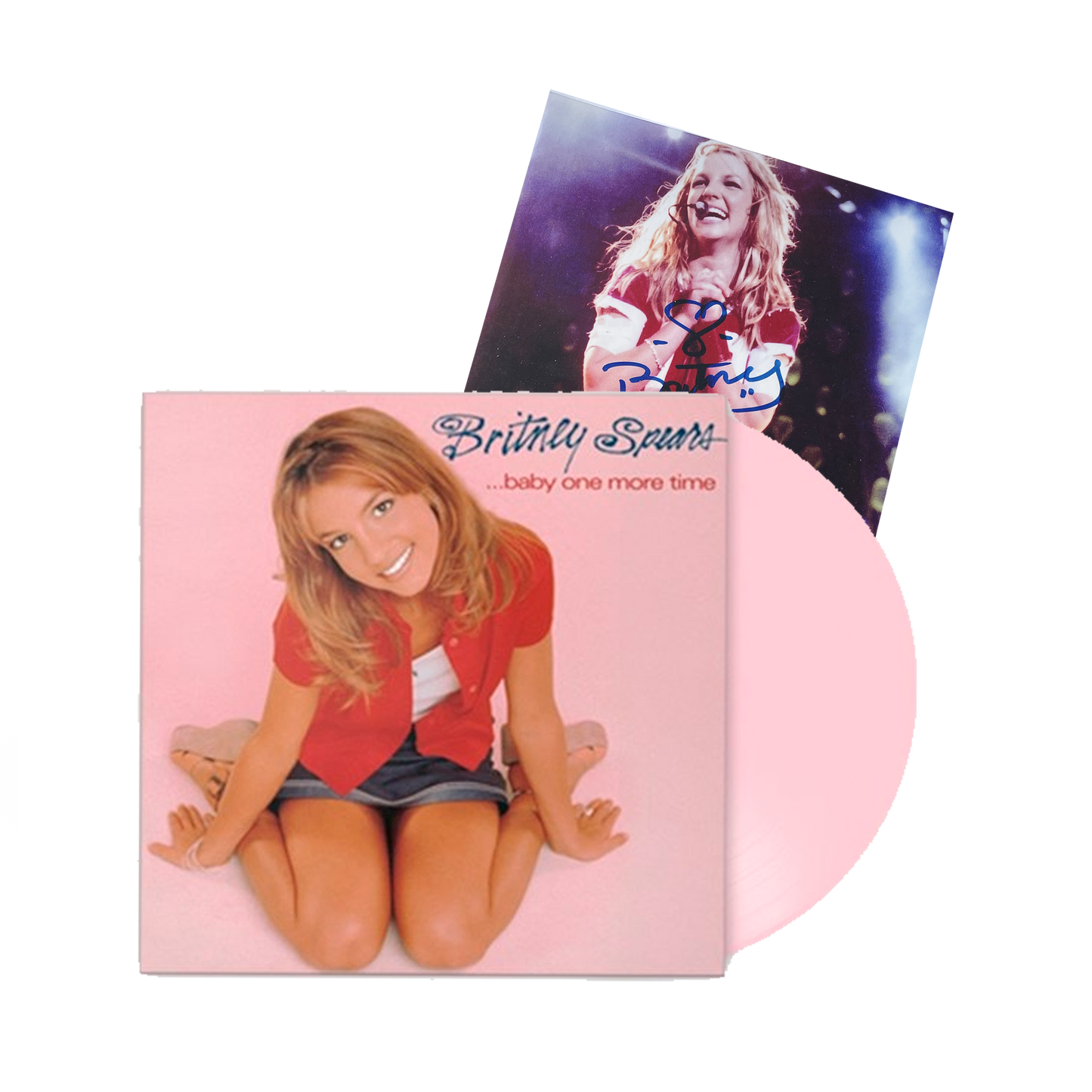 Britney Spears ...Baby One More Time - Limited Edition Pink vinilo Autografiado