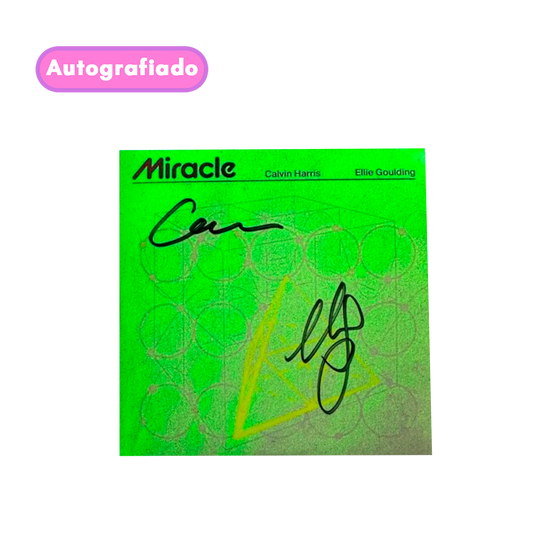 Calvin Harris & Ellie Golding cd single Autografiado