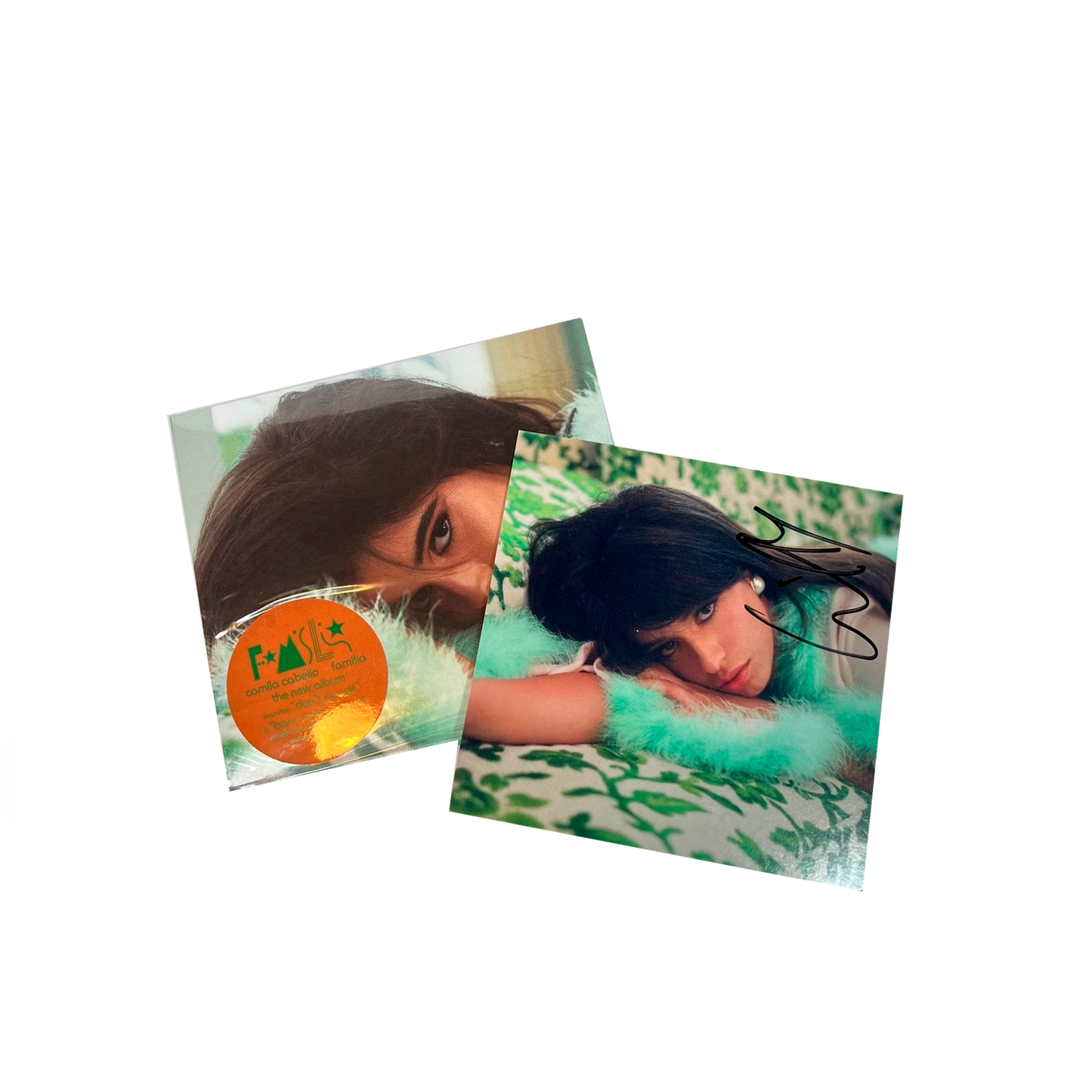 Camila Cabello familia cd autografiado