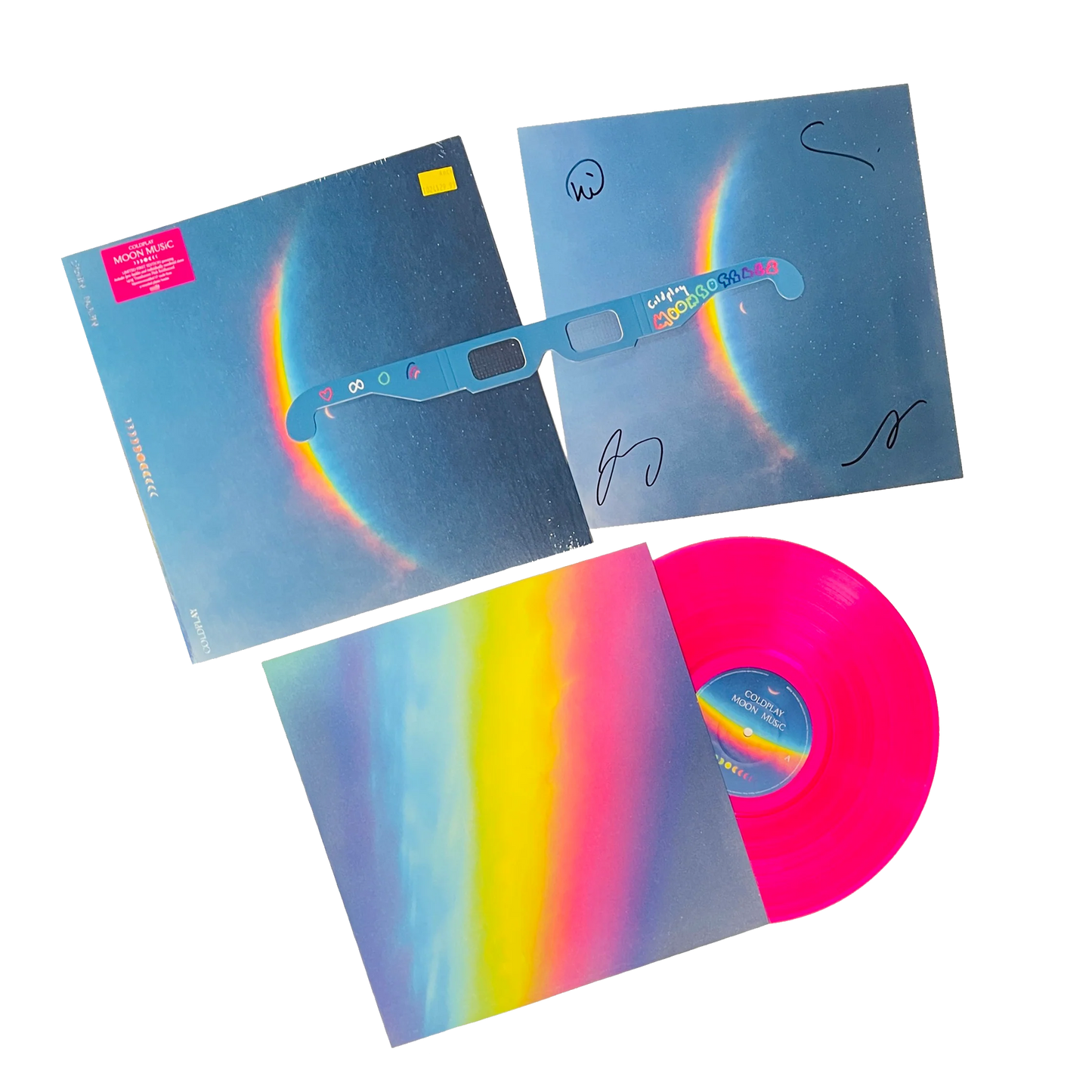 Coldplay Moon Music vinilo edición limitada (Autografiado)
