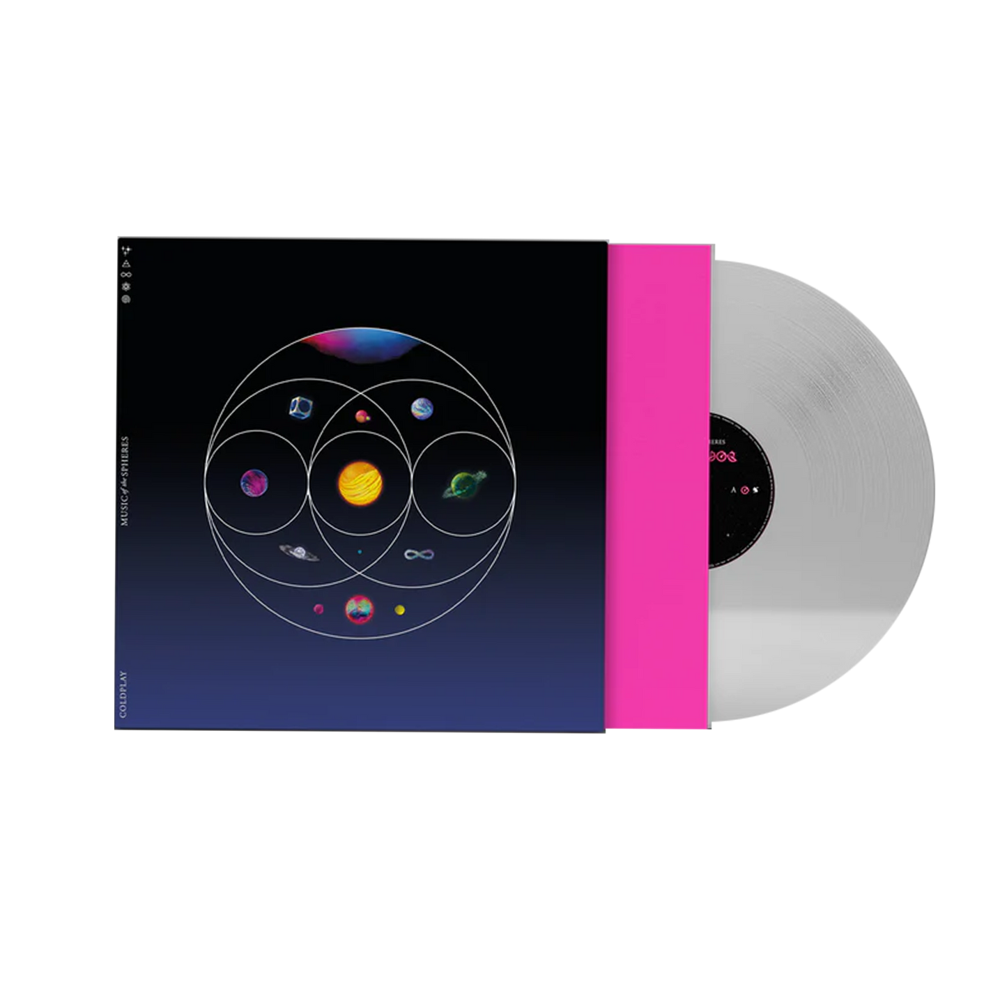 (Preventa) Coldplay Music of the Spheres: Clear Eco-Vinilo LP