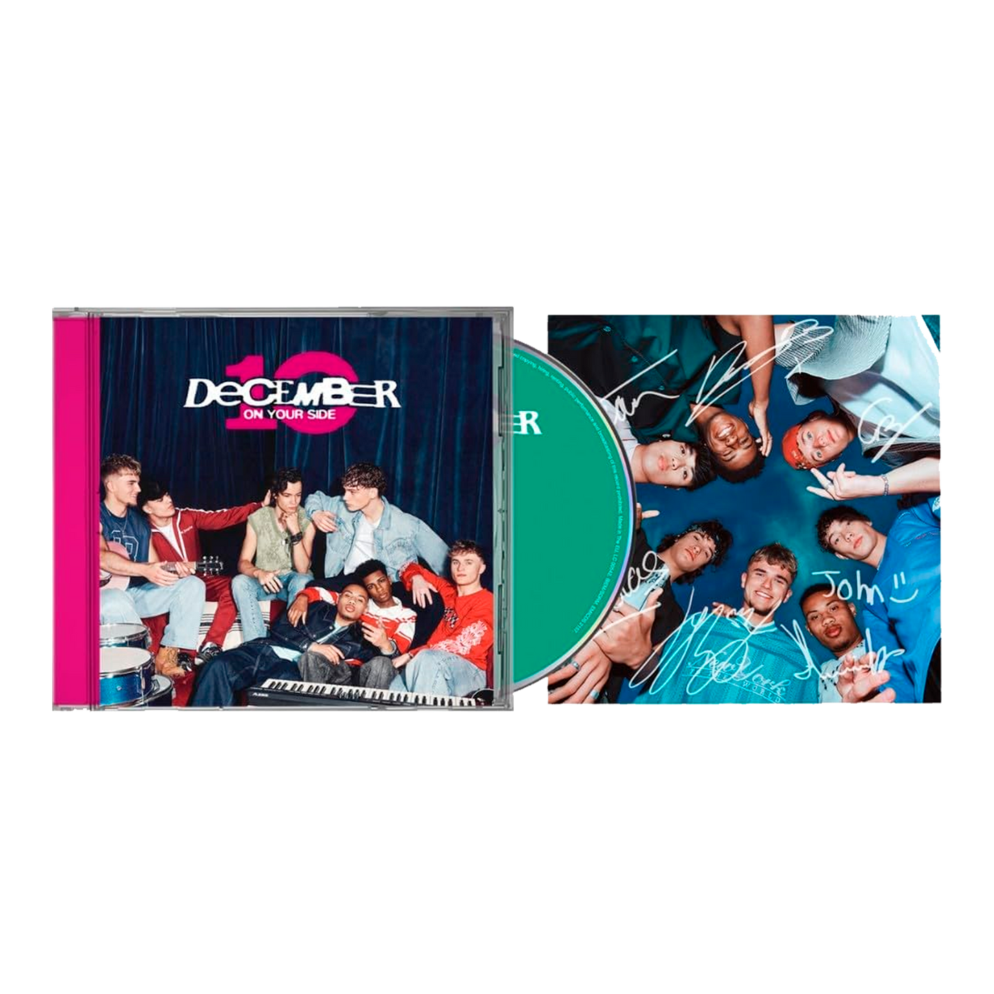 December 10 On Your Side Mint Green CD Autografiado
