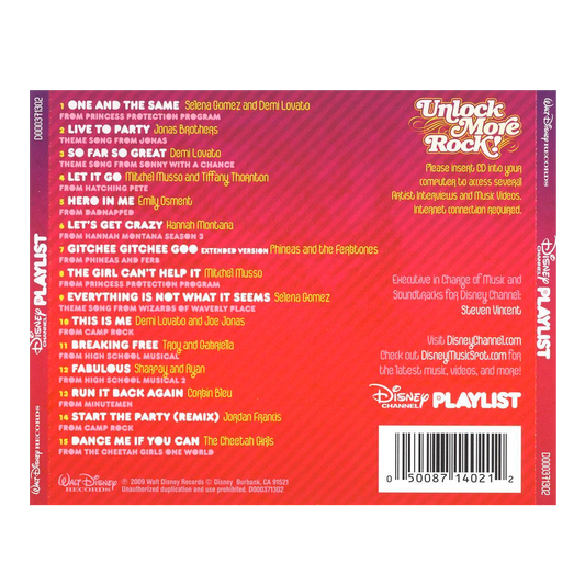 Disney Channel Playlist cd