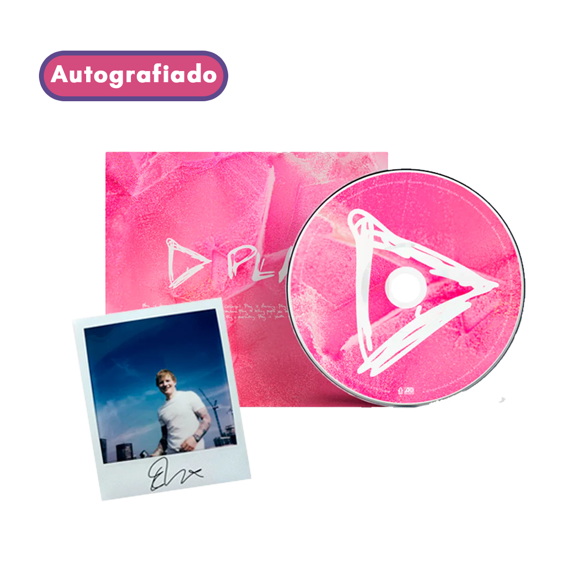 Ed Sheeran Play Cd Autografiado