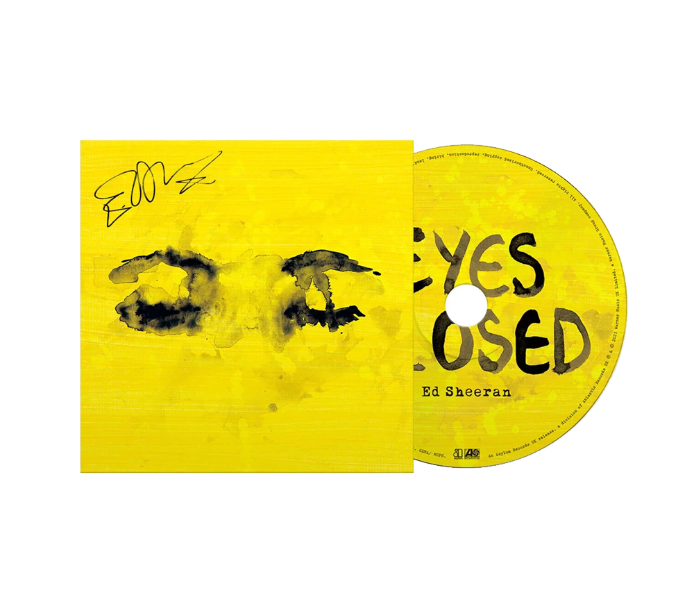 Ed Sheeran Closed eyes cd single (Autografiado)