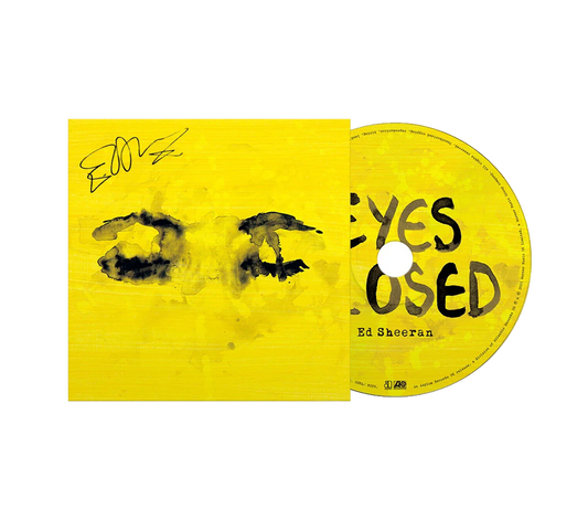 Ed Sheeran Closed eyes cd single (Autografiado)