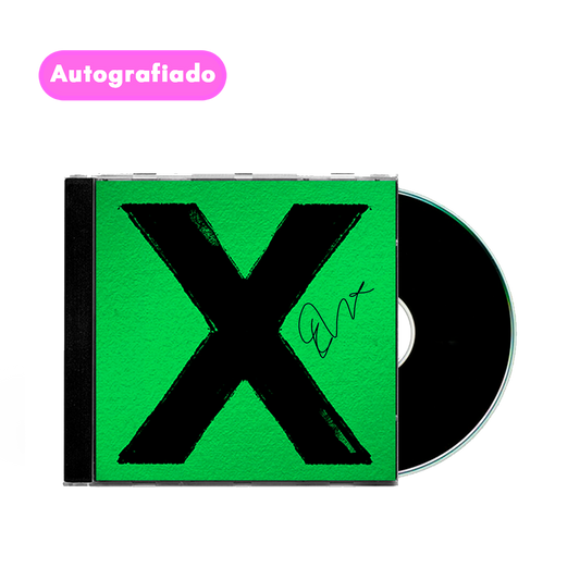 Ed Sheeran X cd autografiada