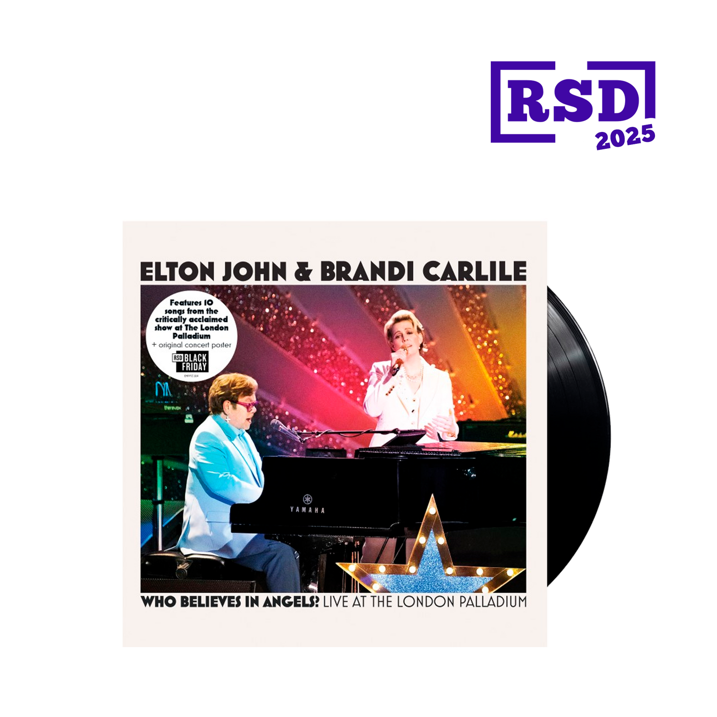 Elton John and Brandi Carlile Who Believes In Angels? Live at the London Palladium - RSD Black Friday 2025