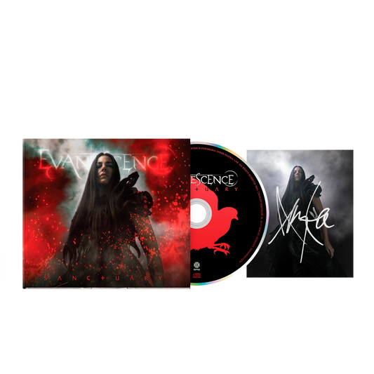 Evanescence Sanctuary Deluxe CD/Blu-Ray Autografiado