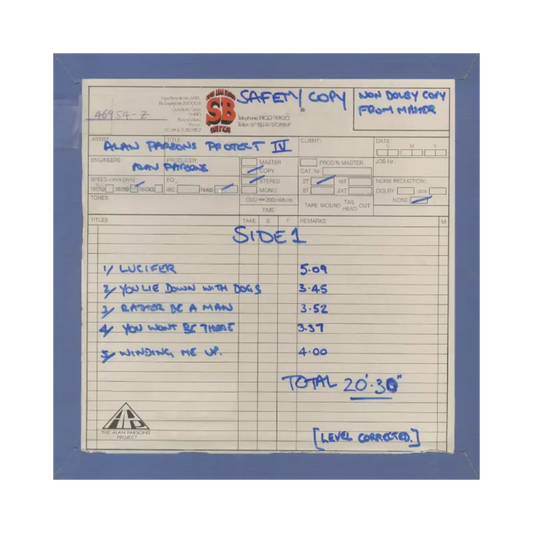 The Alan Parsons Project – Eve (Work In Progress) Vinilo Verde Transparente Exclusivo Record Store Day Black Friday 2026