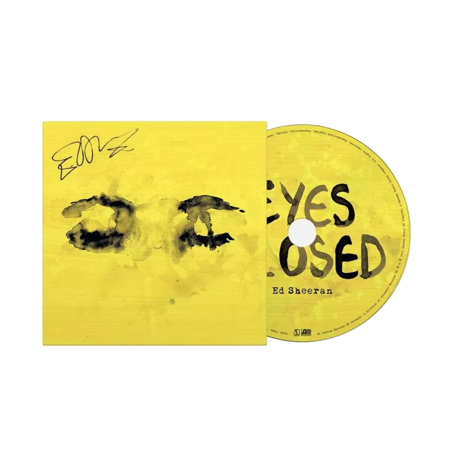 Ed Sheeran Closed Eyes cd single Autografiado