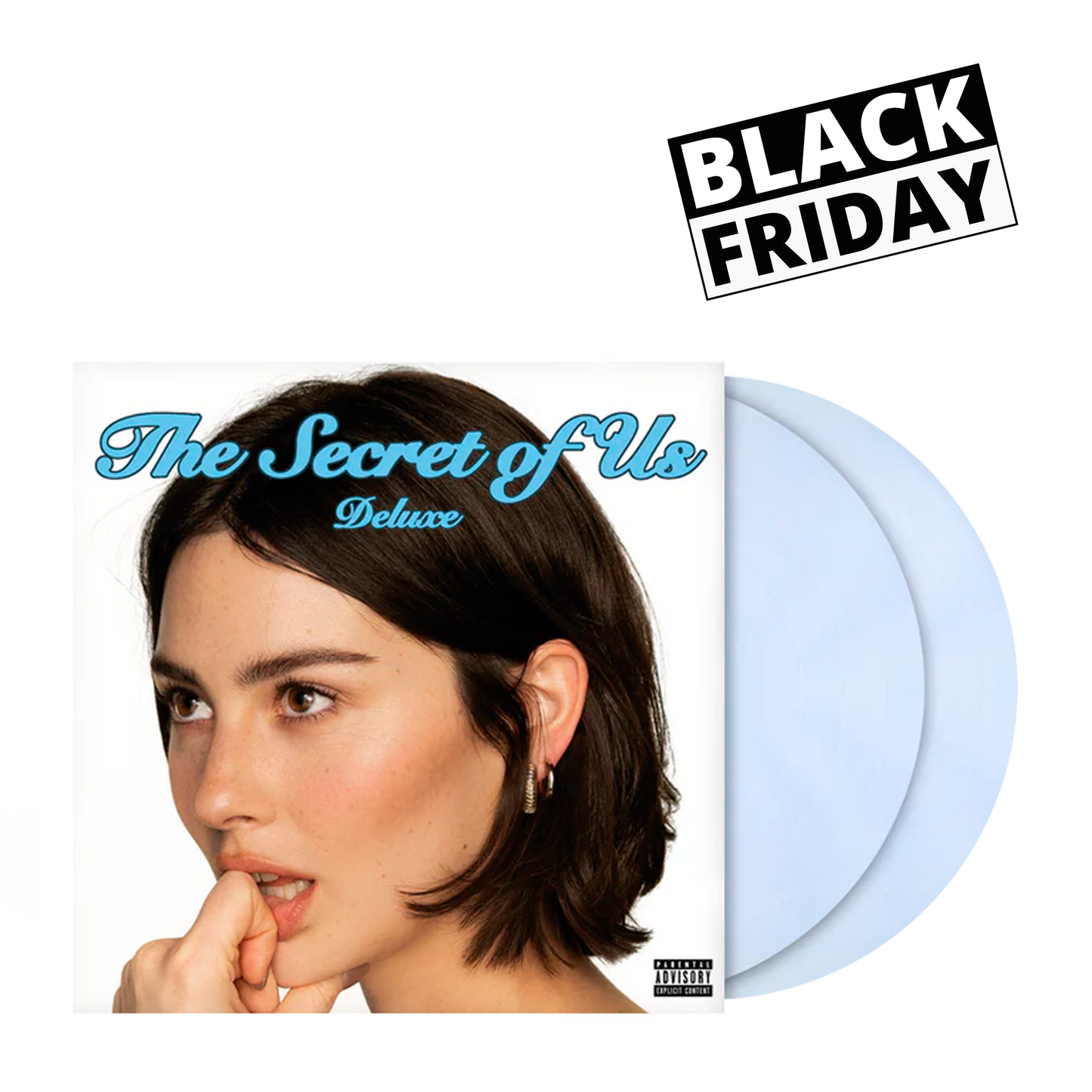 Gracie Abrams The Secret of Us Deluxe Standard Moonlight Transparent Clear Vinilo 2 lp