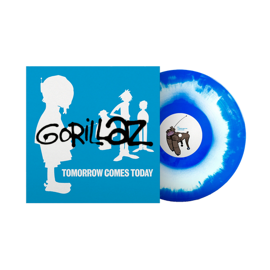Gorillaz Tomorrow Comes Today: Limited White & Blue Swirl Vinilo 1 LP