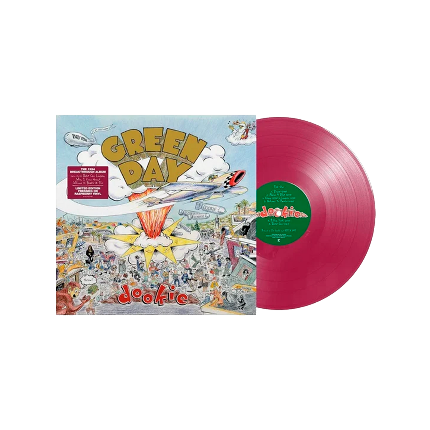 (Preventa) Green Day Dookie: Raspberry Vinilo LP