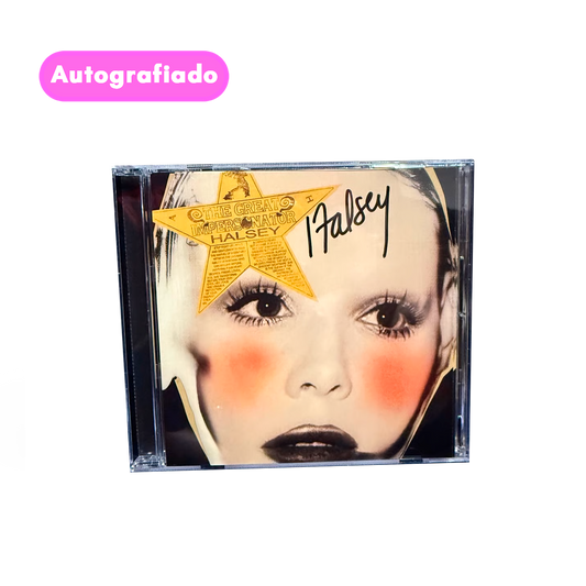 Halsey THE GREAT IMPERSONATOR CD Autografiado