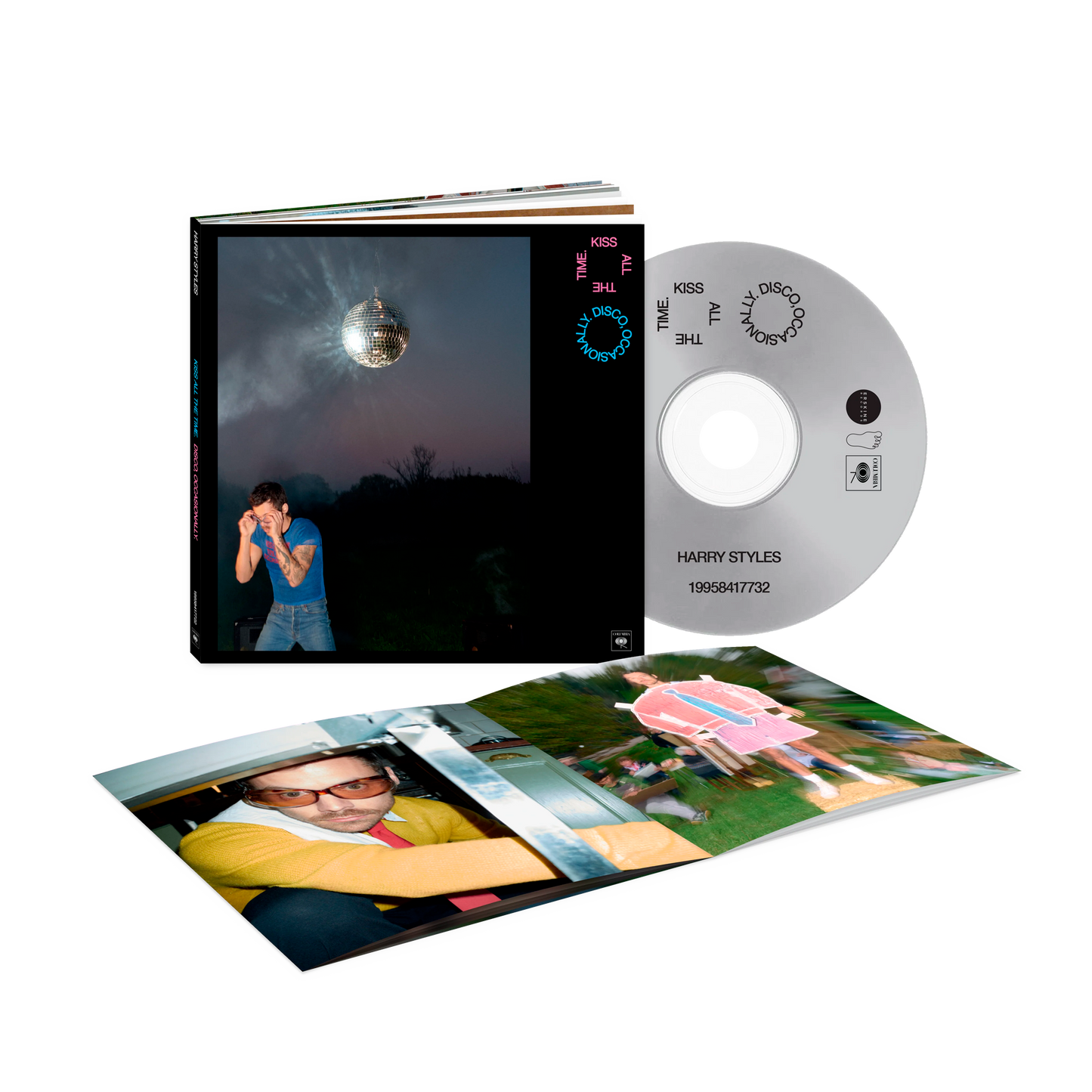 Harry Styles KISS ALL THE TIME. DISCO, OCCASIONALLY cd book limitado