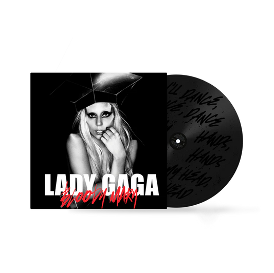 Lady Gaga Bloody Mary: Etched Vinyl 12" Single
