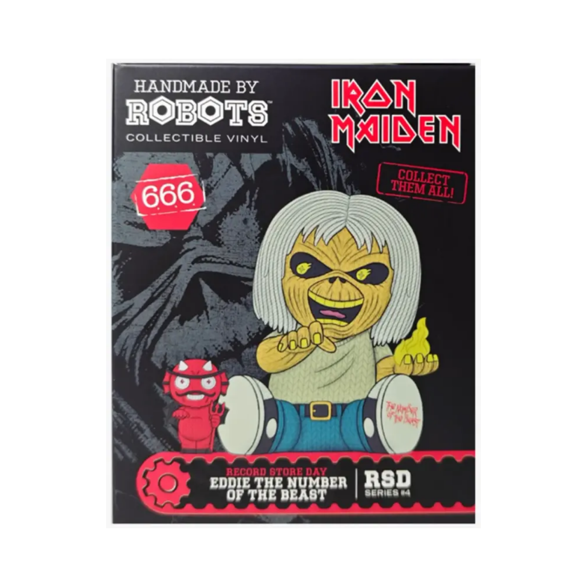 Iron Maiden – Eddie (The Number of the Beast) Figura de Vinilo Coleccionable Handmade by Robots – Record Store Day Black Friday 2026