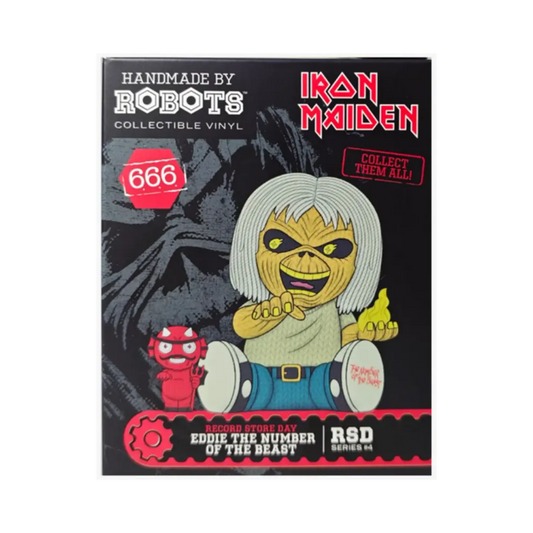 Iron Maiden – Eddie (The Number of the Beast) Figura de Vinilo Coleccionable Handmade by Robots – Record Store Day Black Friday 2026