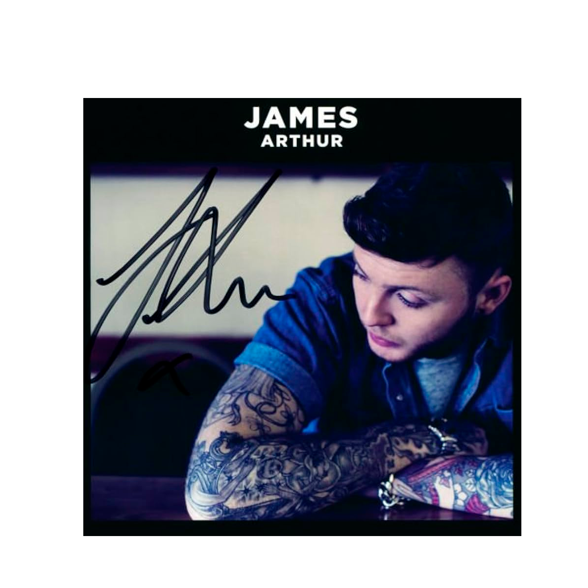 James Arthur cd debut Autografiado