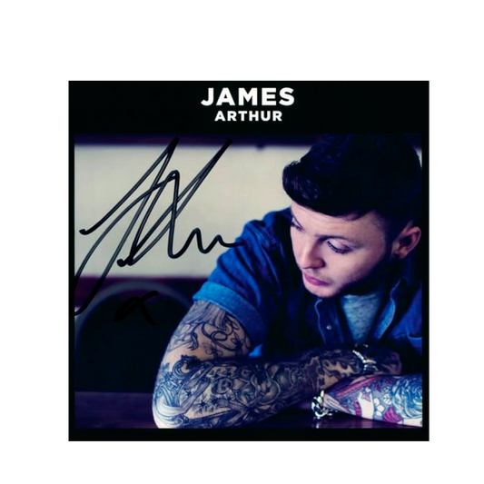 James Arthur cd debut Autografiado