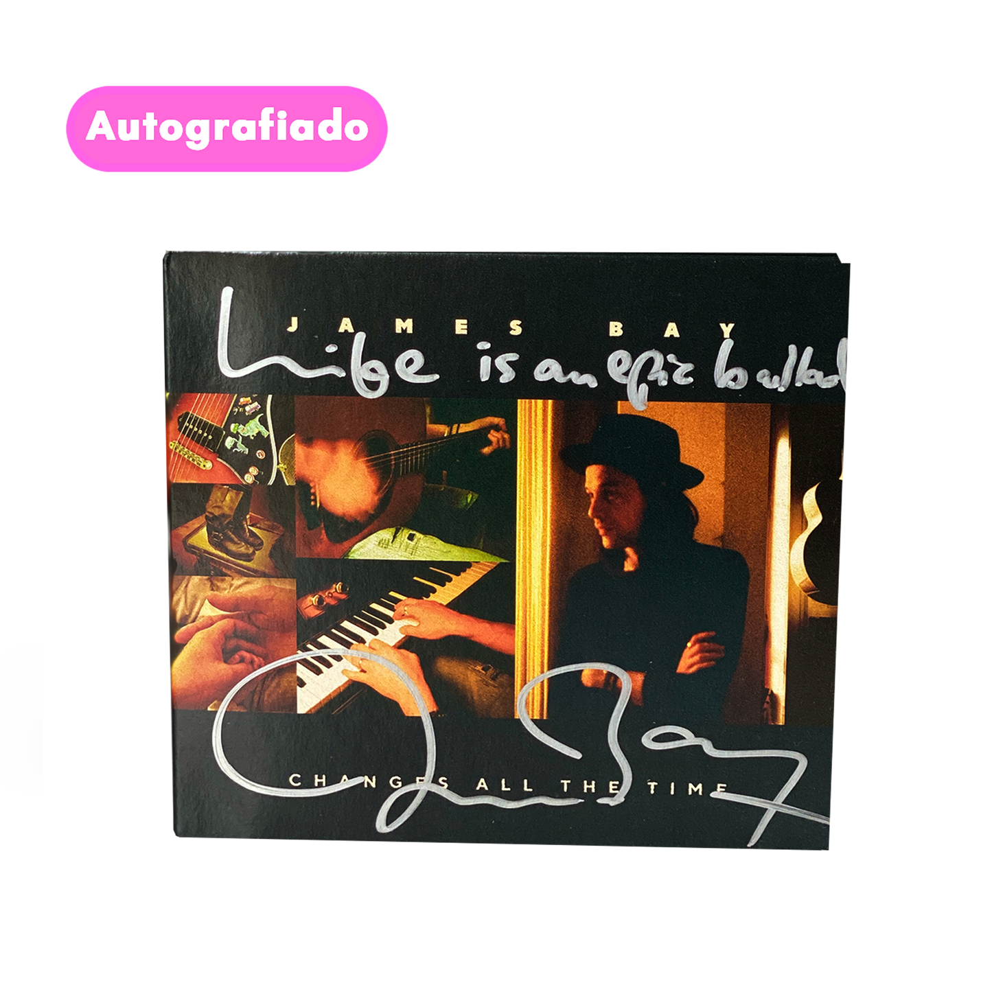 James Bay Changes All The Time cd Autografiado personalizado