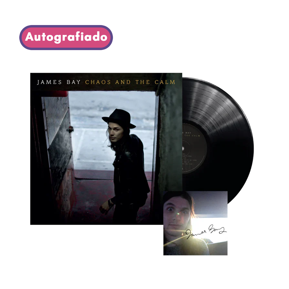 (Preventa) James Bay Chaos And The Calm 10th Anniversary vinilo 1 lp Autografiado