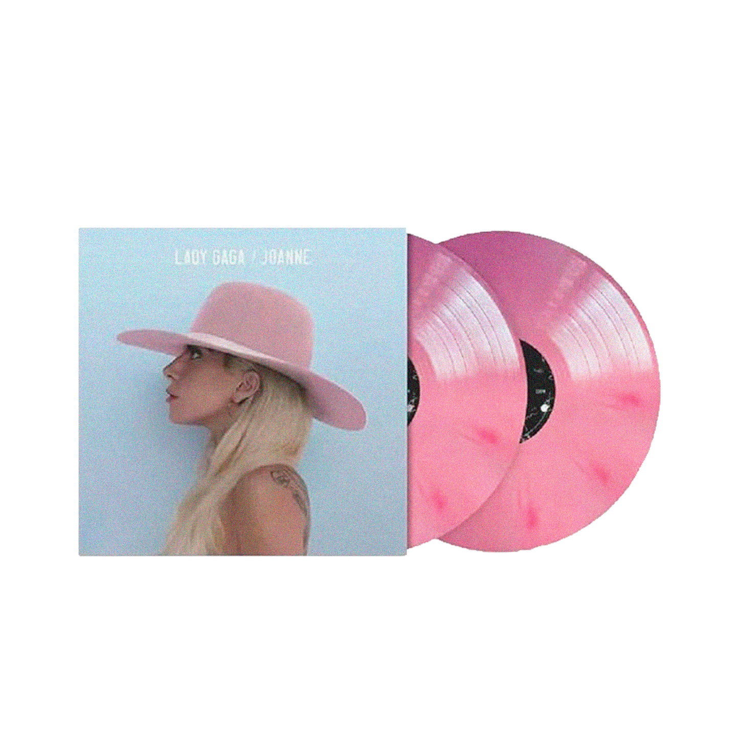 Lady Gagas Joanne vinilo piink Marble