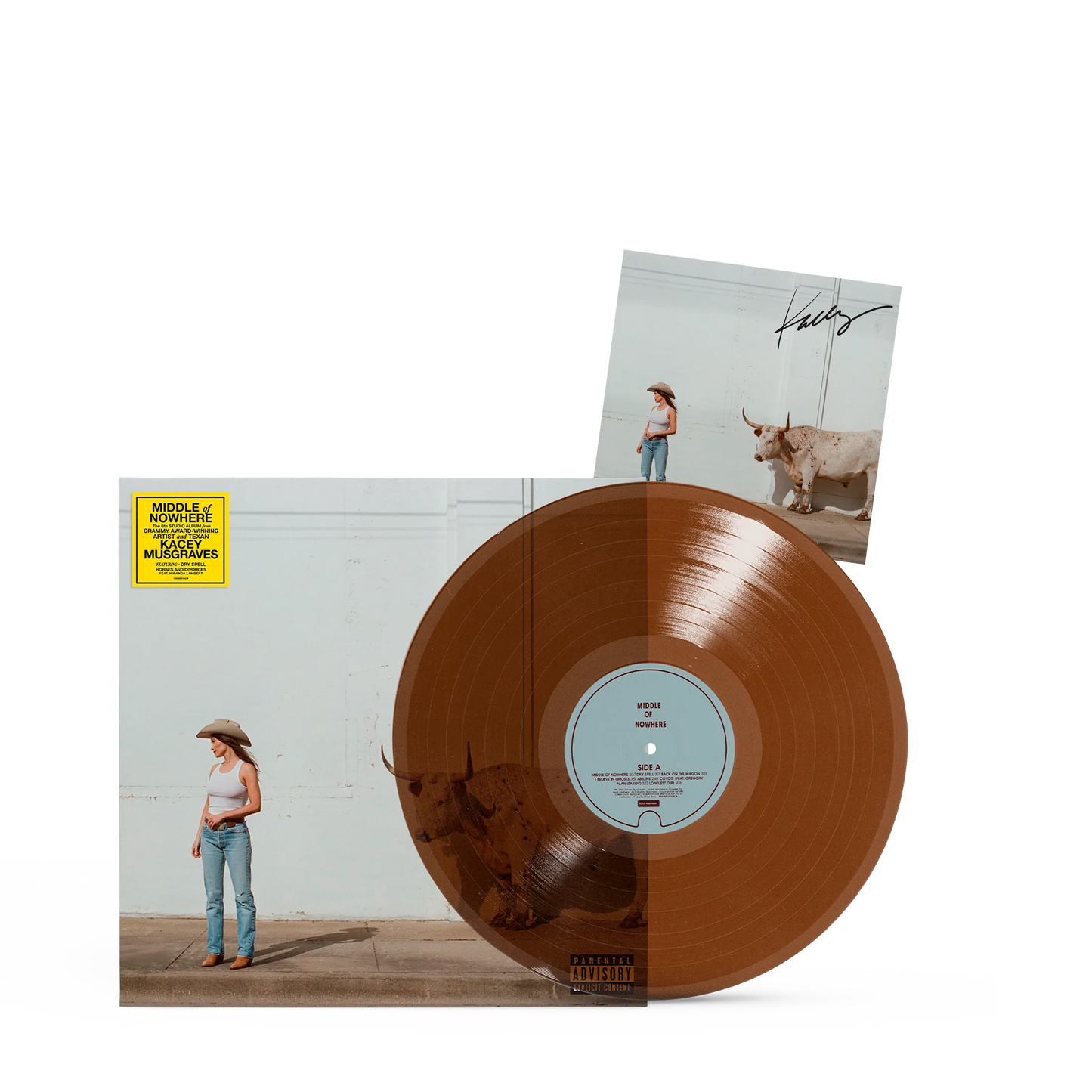 Kacey Musgraves Middle of Nowhere vinilo Whiskey Autografiado