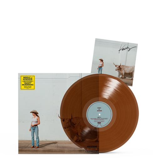 Kacey Musgraves Middle of Nowhere vinilo Whiskey Autografiado