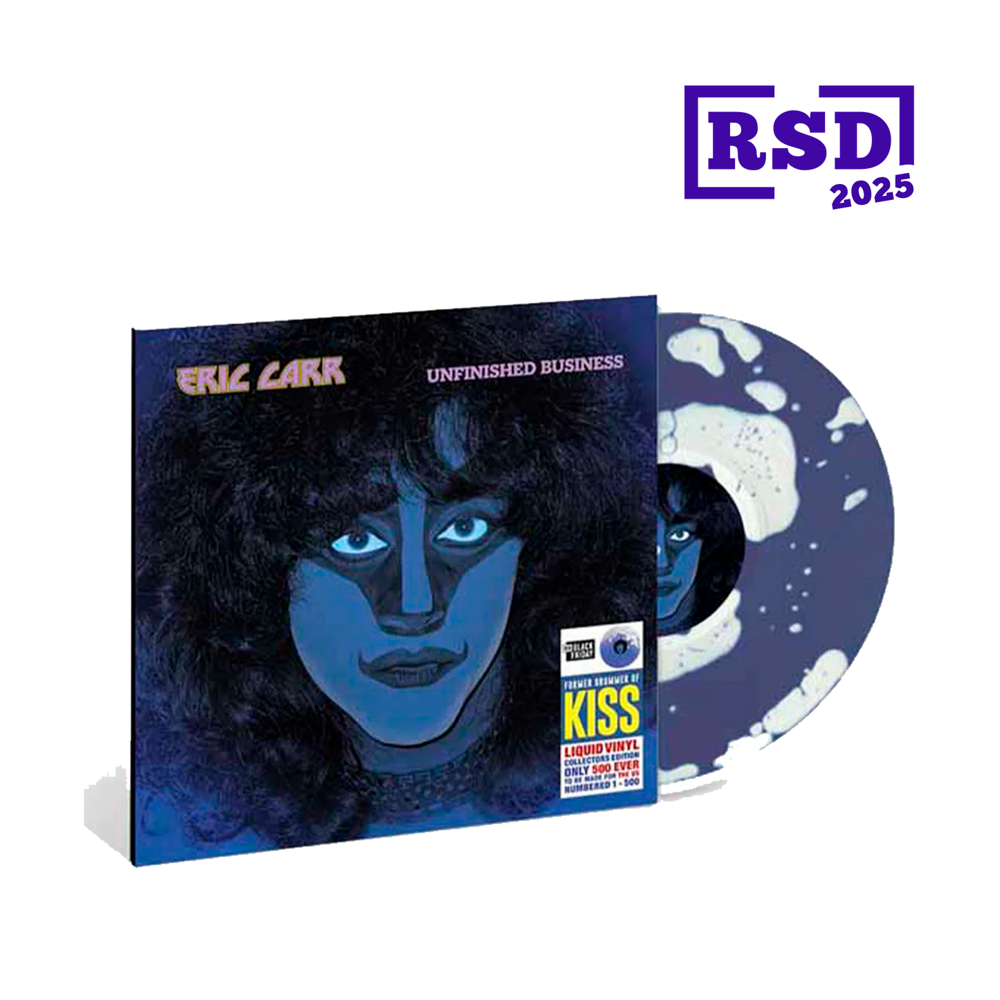 Eric Carr from KISS Unfinished Business vinilo liquido RSD Black Friday 2025