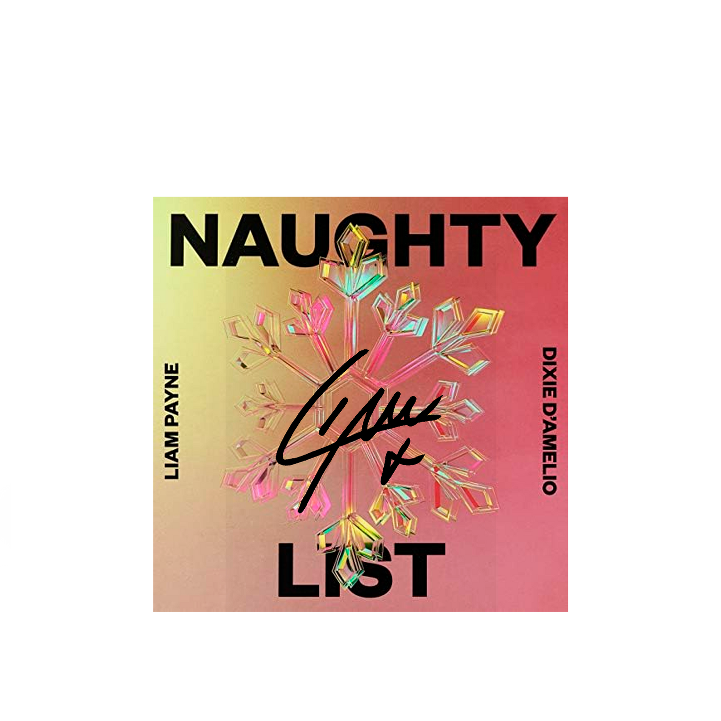 Liam Payne Naughty list cd single Autografiado