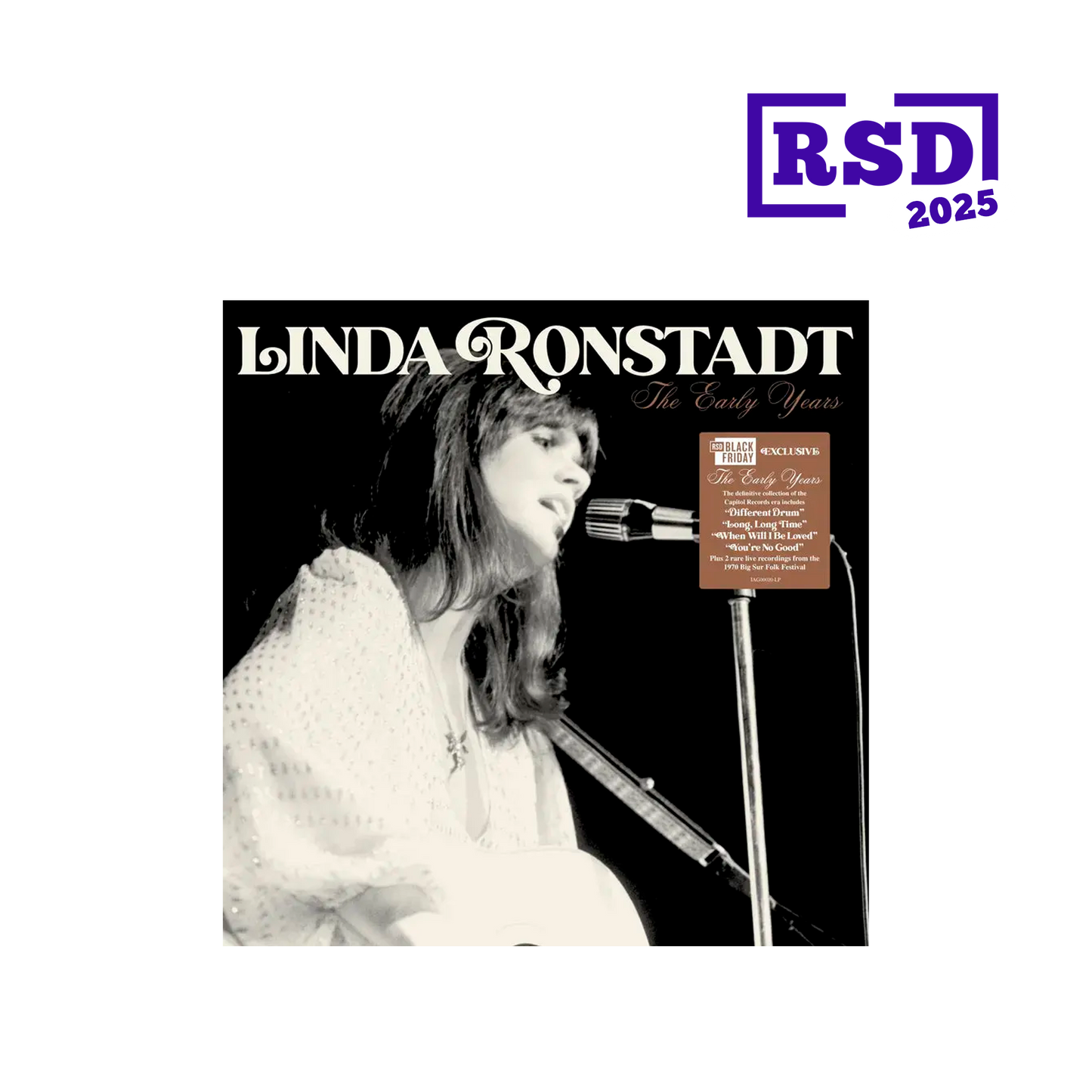 Linda Ronstadt The Early Years vinilo negro RSD Black Friday 2025