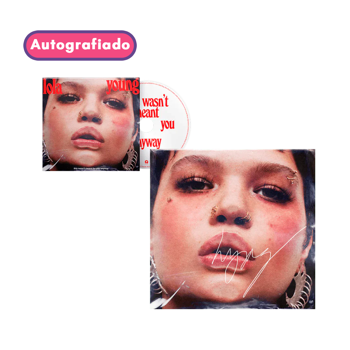 Lola Young This Wasn't Meant For You Anyway cd (Autografiado)