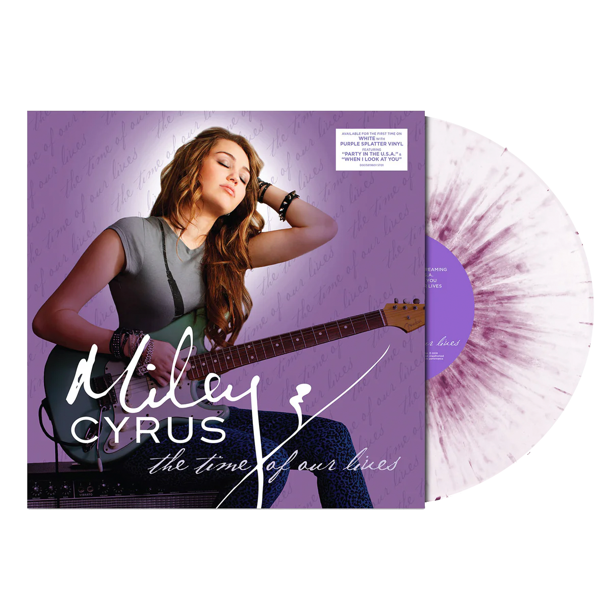 Miley Cyrus The Time of Our Lives: Purple Splatter Vinilo 1 LP