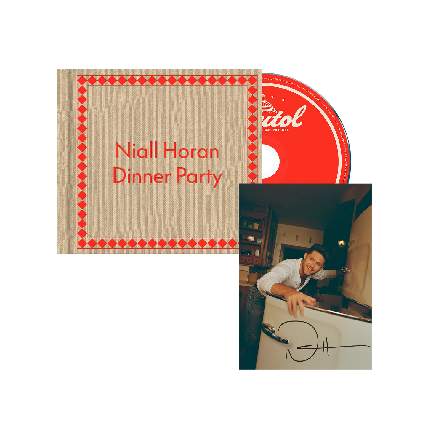 Niall Horan Dinner Party - Hardcover Book CD Autografiado