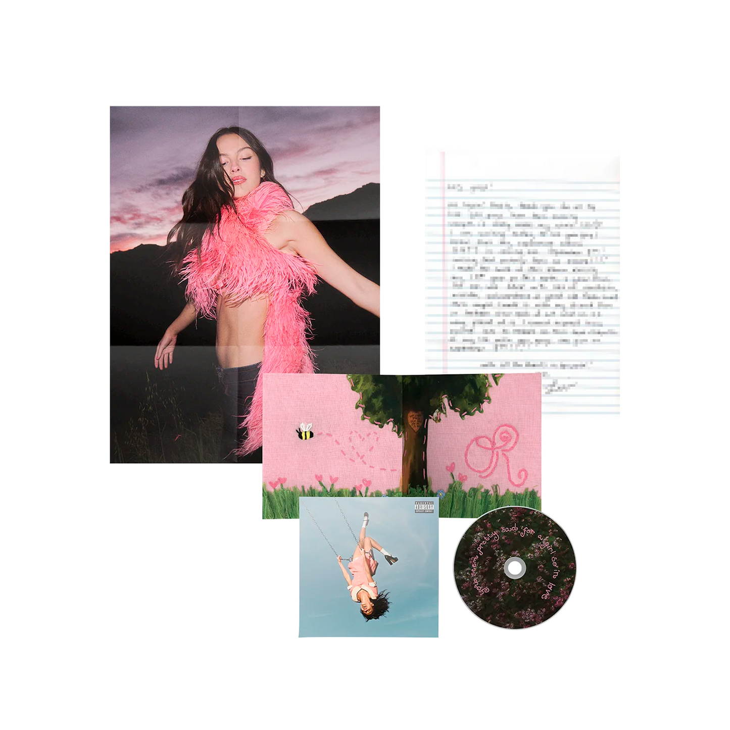Olivia Rodrigo you seem pretty sad for a girl so in love cd exclusivo con carta Autografiado
