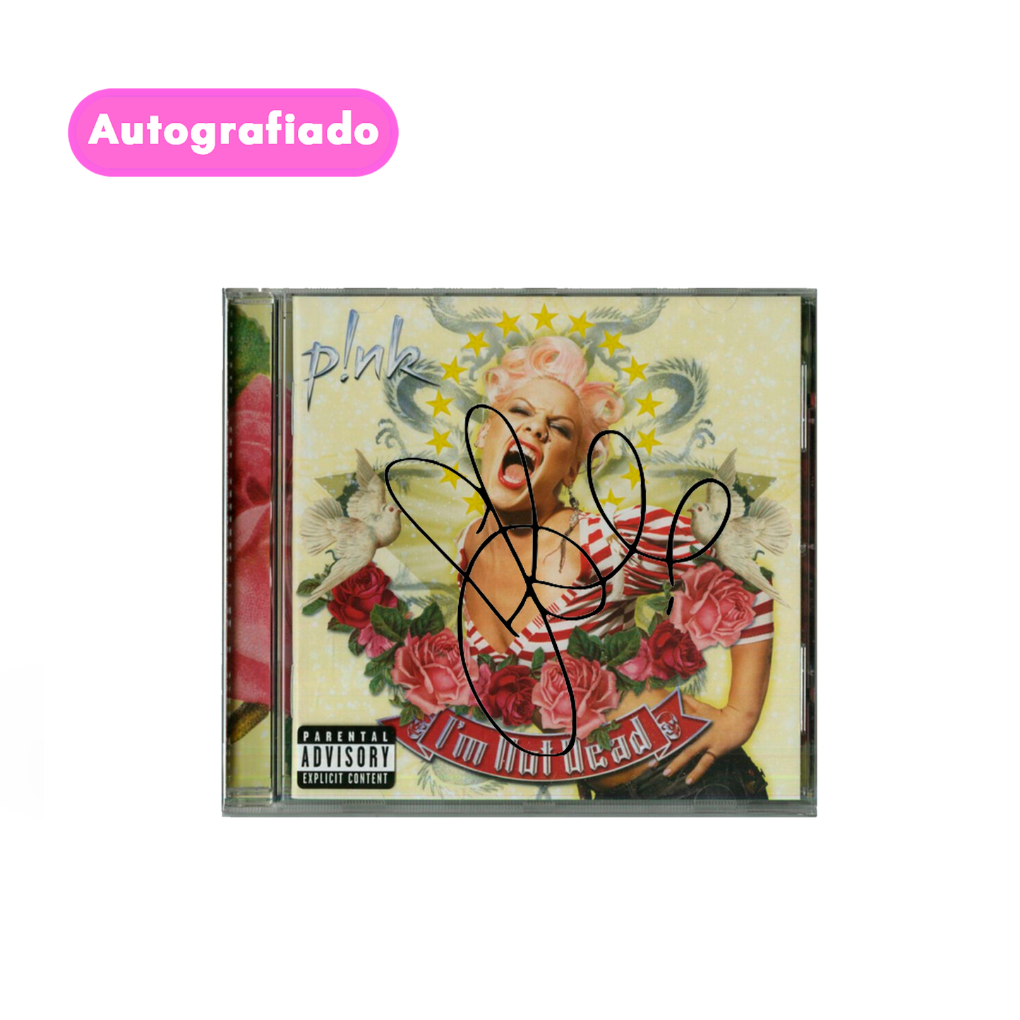 Pink - I'M Not Dead CD Autografiado