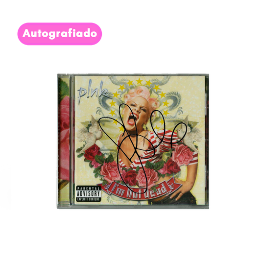 Pink - I'M Not Dead CD Autografiado