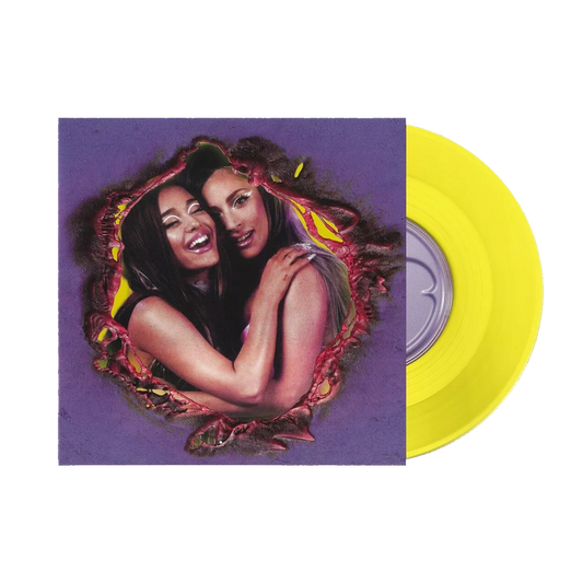 Lady Gaga, Ariana Grande Rain On Me Yellow 7” Vinilo Single
