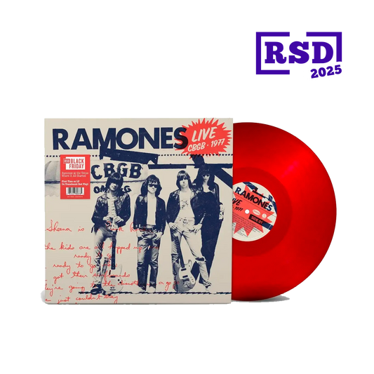 Ramones Live and CBGB's vinilo rojo RSD Black Friday 2025