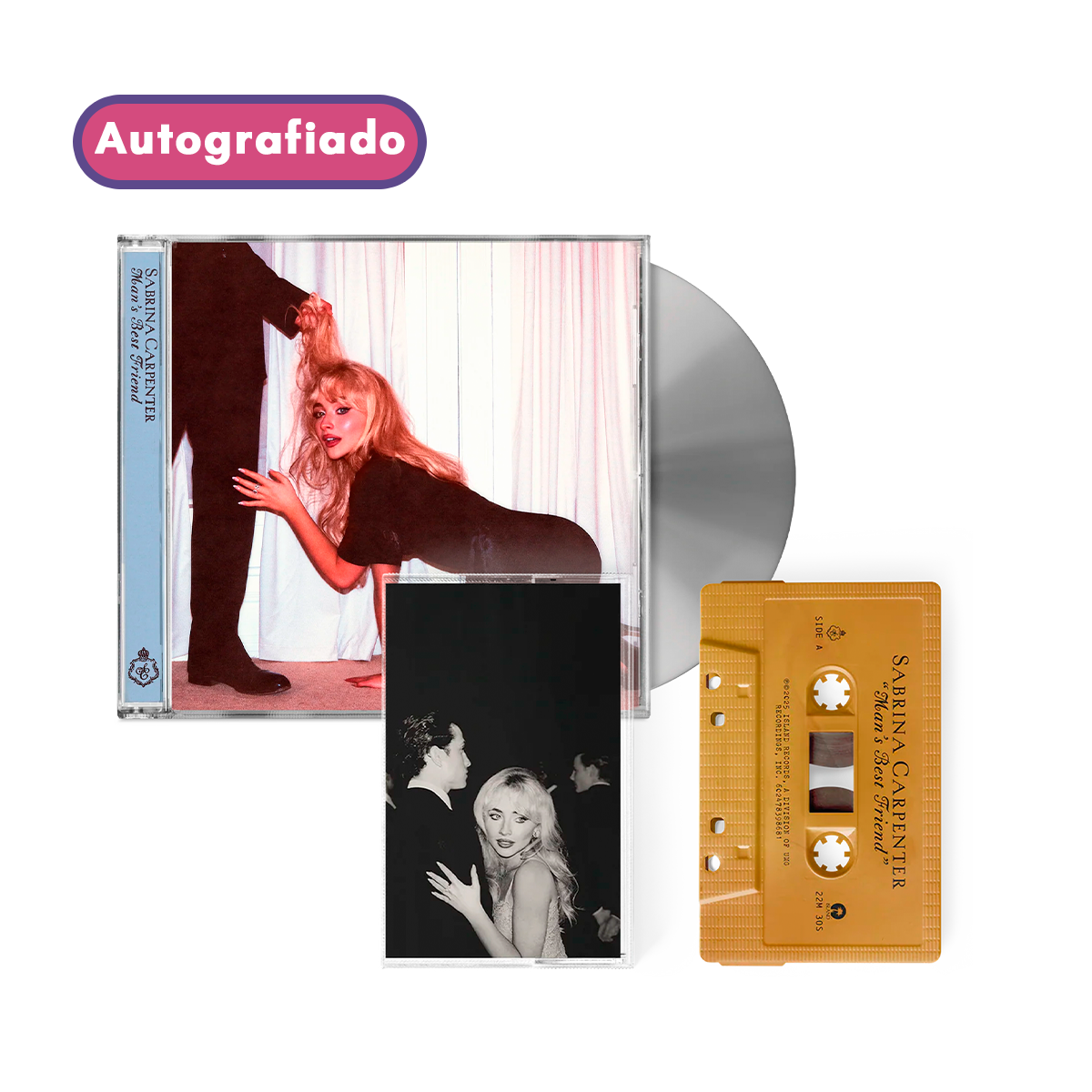 (Preventa) Sabrina Carpenter Man's Best Friend cd estandar + cassette alternativo Autografiado