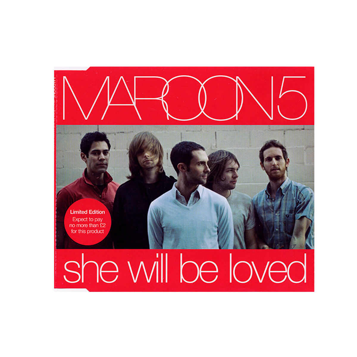 Maroon 5 She Will Be Loved CD Single