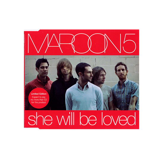 Maroon 5 She Will Be Loved CD Single