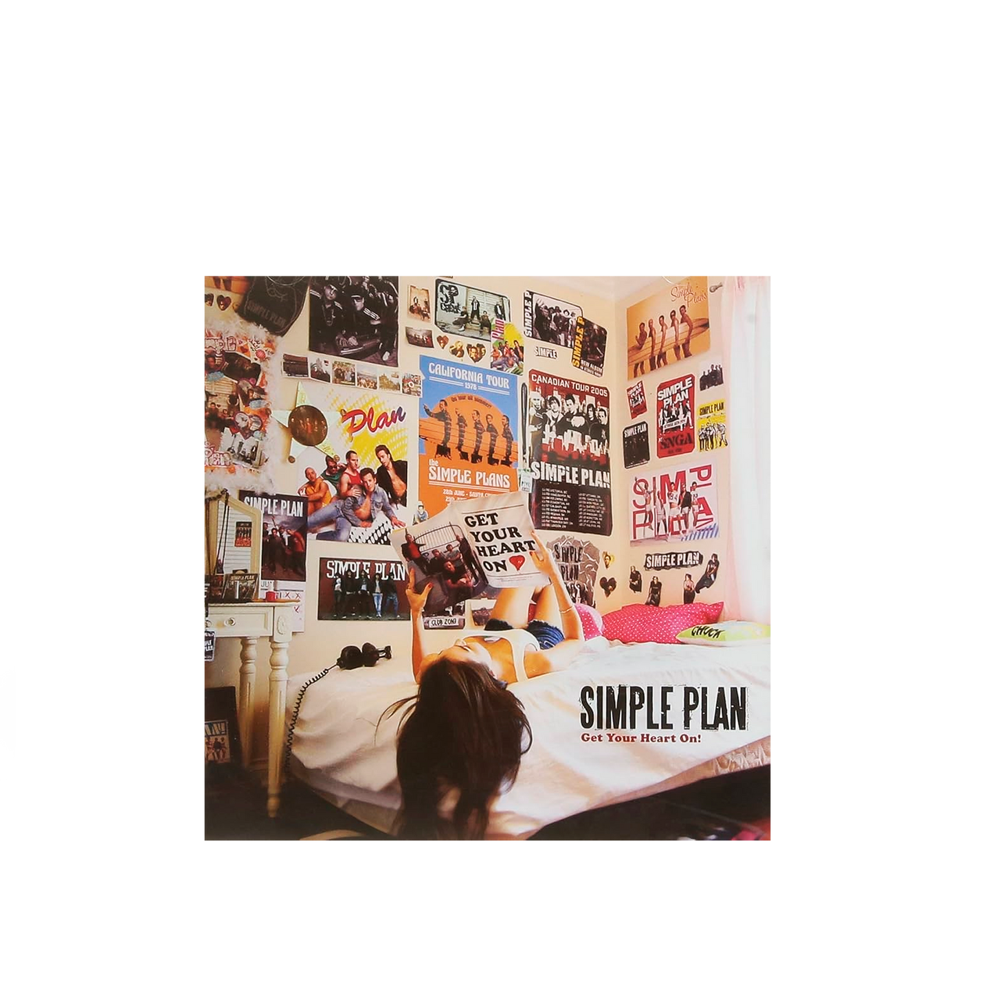 Simple Plan Get Your Heart On cd Autografiado