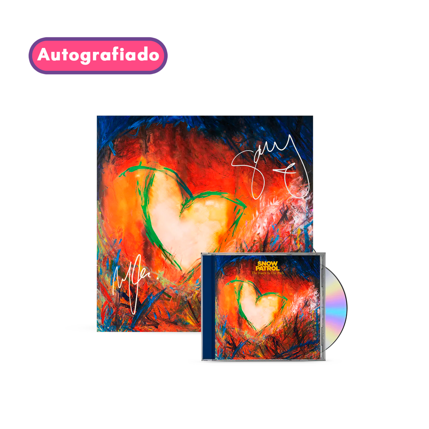 Snow Patrol The Forest Is The Path: CD Autografiado