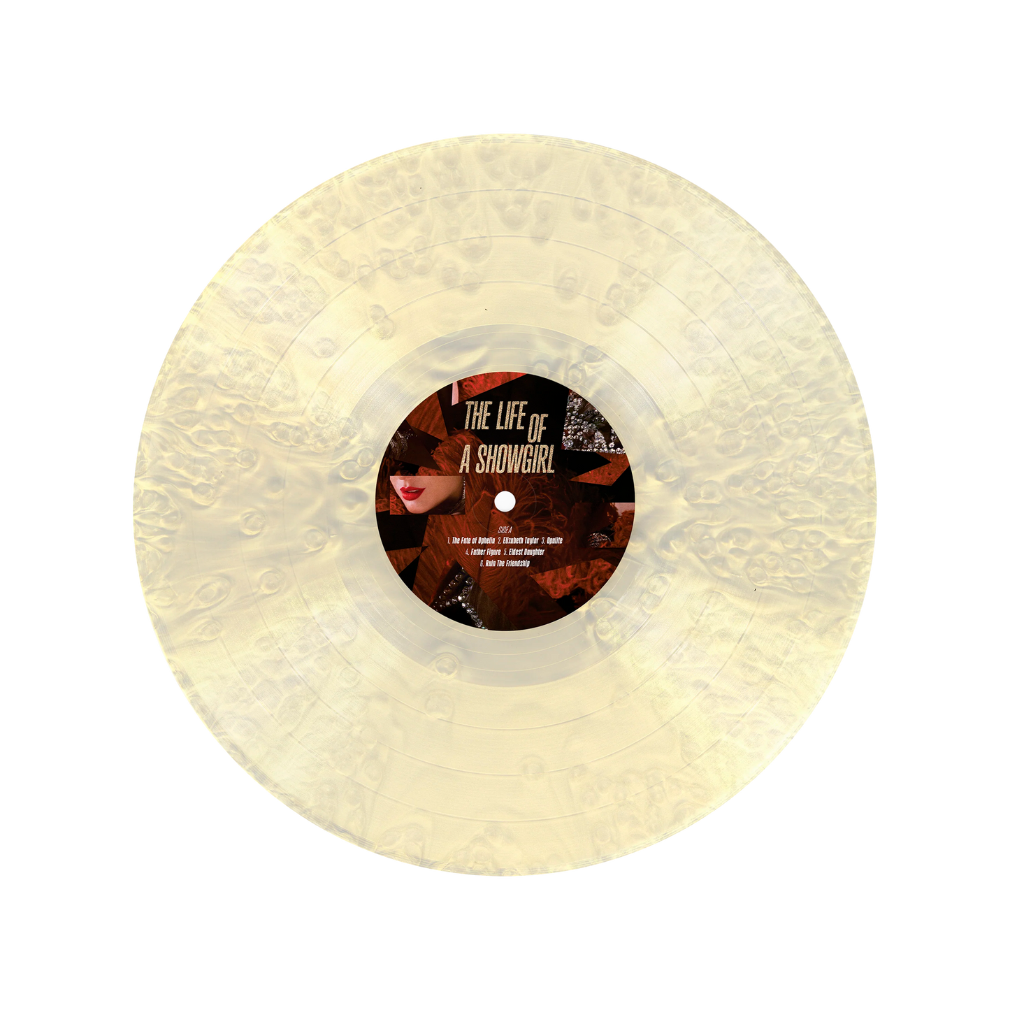 Taylor Swift The Life of a Showgirl vinilo Champagne Edition white